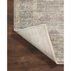 Area Rug, 7'10" x 10' in Beige and Gray Polyester