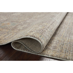 Area Rug, 7'10" x 10' in Beige and Gray Polyester