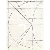 Area Rug, 7'10" x 10', Polyester with Abstract Pattern