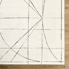 Area Rug, 7'10" x 10', Polyester with Abstract Pattern