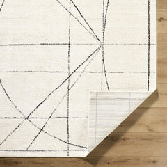 Area Rug, 7'10" x 10', Polyester with Abstract Pattern
