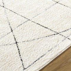 Area Rug, 7'10" x 10', Polyester with Abstract Pattern
