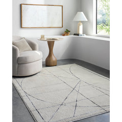 Area Rug, 7'10" x 10', Polyester with Abstract Pattern