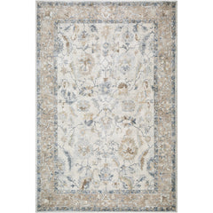 Area Rug, 7'10" x 10', Polypropylene in Blue, Beige and Brown