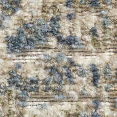 Area Rug, 7'10" x 10' Rectangle in Ivory, Beige and Green