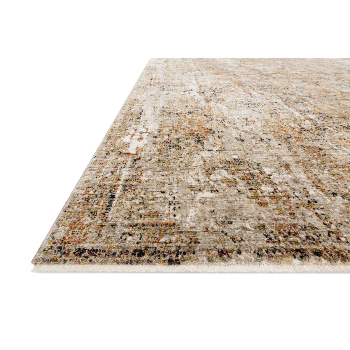 Area Rug, 7'10" x 10', Viscose and Polyester in Gold, Beige and Yellow