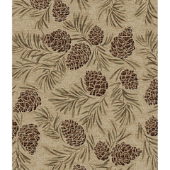 Area Rug, 7'10" x 9'10" in Antique Floral Polypropylene