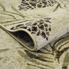 Area Rug, 7'10" x 9'10" in Antique Floral Polypropylene
