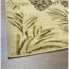 Area Rug, 7'10" x 9'10" in Antique Floral Polypropylene
