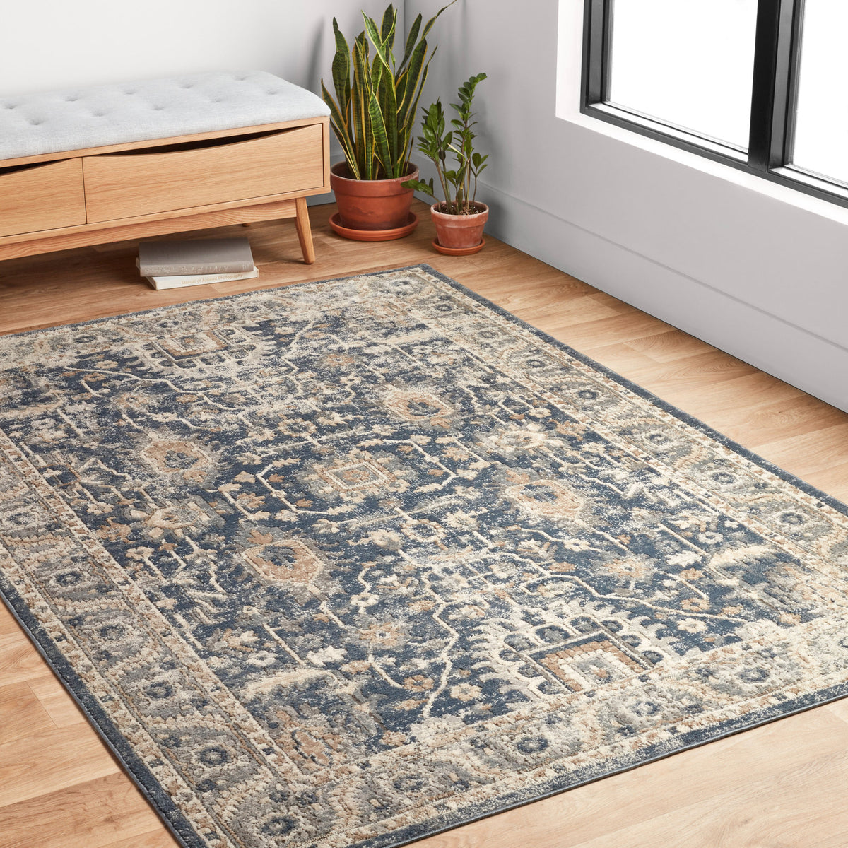 Area Rug, 7'11" x 10'6" with Polypropylene and Polyester Construction