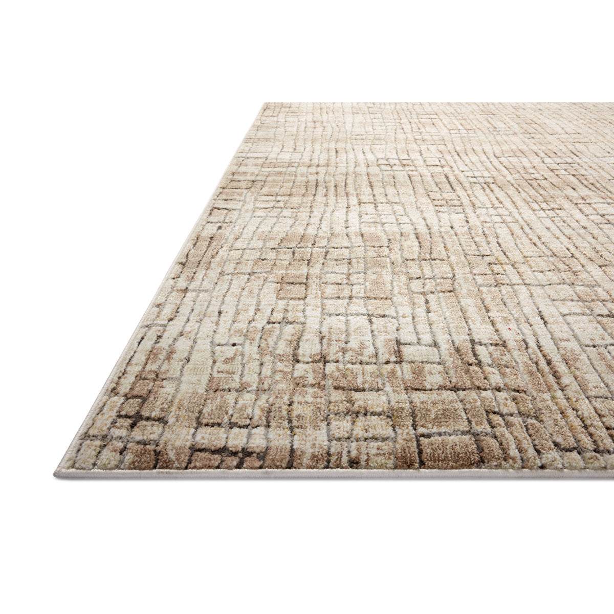 Area Rug, 7'6" x 10' with Earth-Tone Abstract Pattern