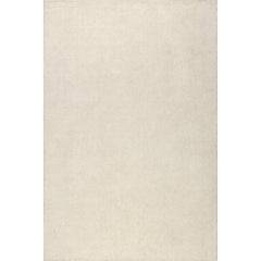 Area Rug, 7'6" x 9'6", Hand-Tufted Wool in Ivory