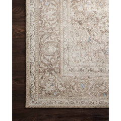 Area Rug, 7'6" x 9'6" with Beige Polyester