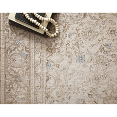 Area Rug, 7'6" x 9'6" with Beige Polyester