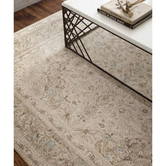 Area Rug, 7'6" x 9'6" with Beige Polyester