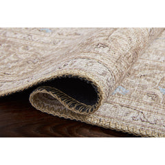 Area Rug, 7'6" x 9'6" with Beige Polyester
