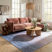 Area Rug, 7'7" x 10'10" with Violet Polyester