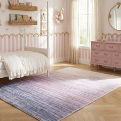 Area Rug, 7'7" x 10'10" with Violet Polyester