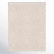 Area Rug, 7'9" x 10', Cream with Chenille and Polyester Pile