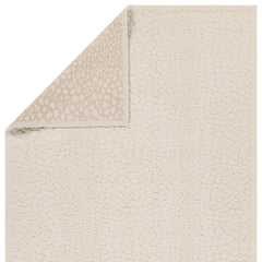 Area Rug, 7'9" x 10', Cream with Chenille and Polyester Pile