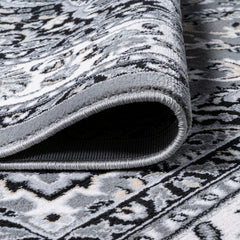Area Rug, 7'9" x 10' in Gray and Ivory