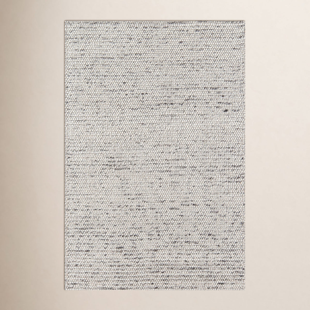 Area Rug, 7'9" x 9'9", Gray and Ivory with Wool and Viscose
