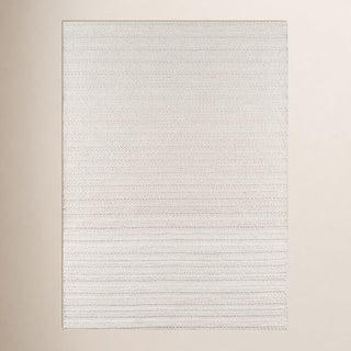 Area Rug, 7'9" x 9'9" in Ivory with Jute, Sisal and Wool