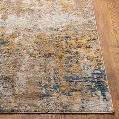 Area Rug, 7 ft 10 in x 10 ft 3 in with Multicolor Abstract Pattern