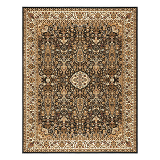 Area Rug, 7 ft 10 in x 10 ft, Polypropylene with Traditional Pattern