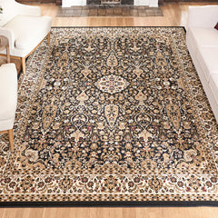 Area Rug, 7 ft 10 in x 10 ft, Polypropylene with Traditional Pattern