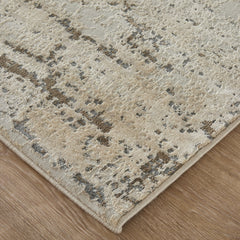Area Rug, 7 ft 9 in x 10 ft with Viscose and Polyester Pile