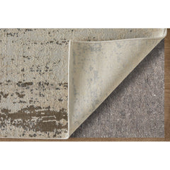 Area Rug, 7 ft 9 in x 10 ft with Viscose and Polyester Pile