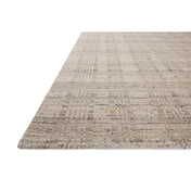 Area Rug, 7 ft 9 in x 9 ft 9 in, Gray and Blue Wool and Nylon