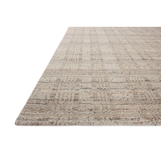 Area Rug, 7 ft 9 in x 9 ft 9 in, Gray and Blue Wool and Nylon