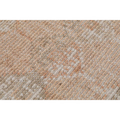 Area Rug, 7 Ft 9 In x 9 Ft 9 In, Neutral Wool with Geometric Pattern
