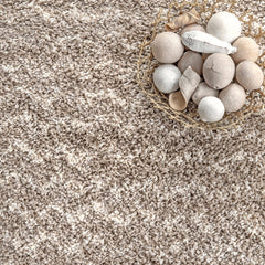 Area Rug, 8'10" x 12', Cream with Chevron Pattern