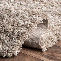 Area Rug, 8'10" x 12', Cream with Chevron Pattern