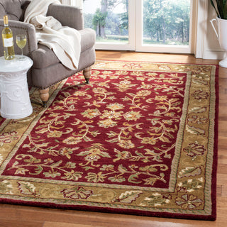 Area Rug, 8'3" x 11', Red and Brown Wool