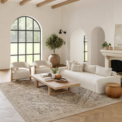 Area Rug, 8'6" x 11'4", Polypropylene with High-Low Pile