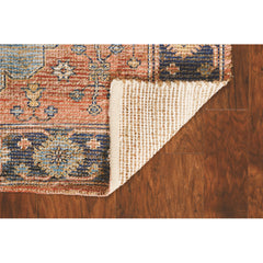 Area Rug, 8'6" x 11'6", Blue Hand-Woven Jute and Polyester