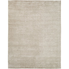 Area Rug, 8'6" x 11'6" in Beige Wool and Viscose