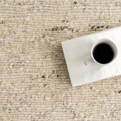 Area Rug, 8'6" x 11'6" in Ivory Wool