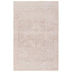 Area Rug, 8'6" x 11'9" with Tan and Cream Polyester
