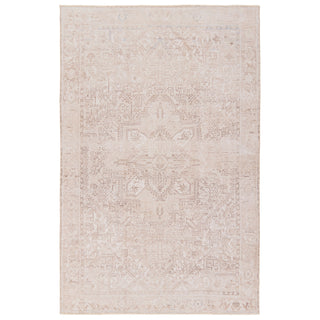 Area Rug, 8'6" x 11'9" with Tan and Cream Polyester