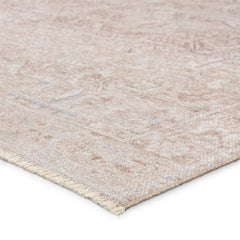 Area Rug, 8'6" x 11'9" with Tan and Cream Polyester