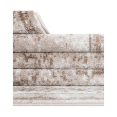 Area Rug, 8 ft 1 in x 11 ft, Beige Polypropylene with Jute Backing