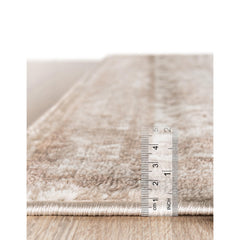 Area Rug, 8 ft 1 in x 11 ft, Beige Polypropylene with Jute Backing