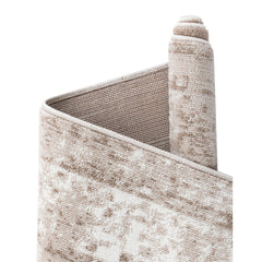 Area Rug, 8 ft 1 in x 11 ft, Beige Polypropylene with Jute Backing
