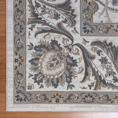 Area Rug, 8 ft 8 in by 13 ft, Polypropylene with Jute Backing