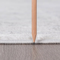 Area Rug, 8 ft 9 in x 12 ft 2 in, Gray Polypropylene